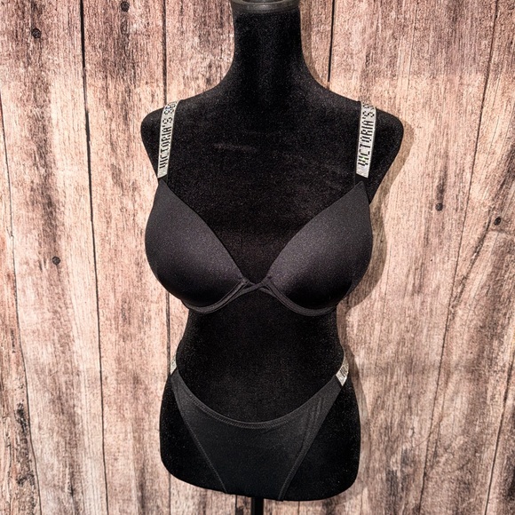 Victoria's Secret Black bling Bikini Set free gift included ! 🎁 💝 - Picture 6 of 16